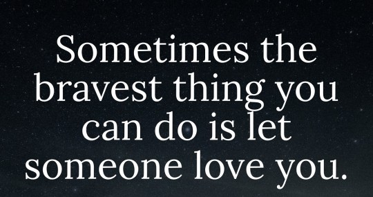 let someone love you
